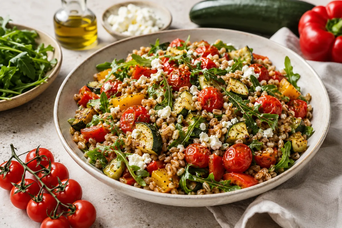 Farro Vegetable Salad