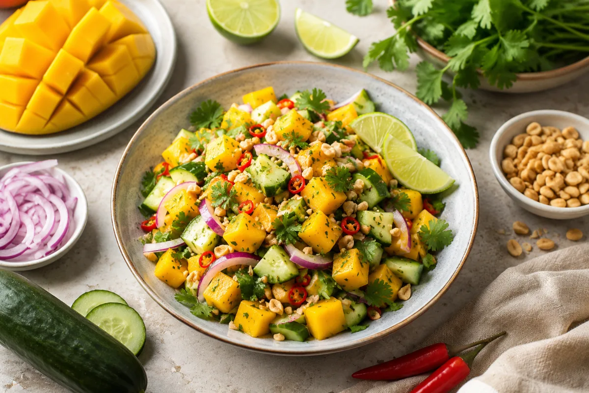 Mango Cucumber Salad