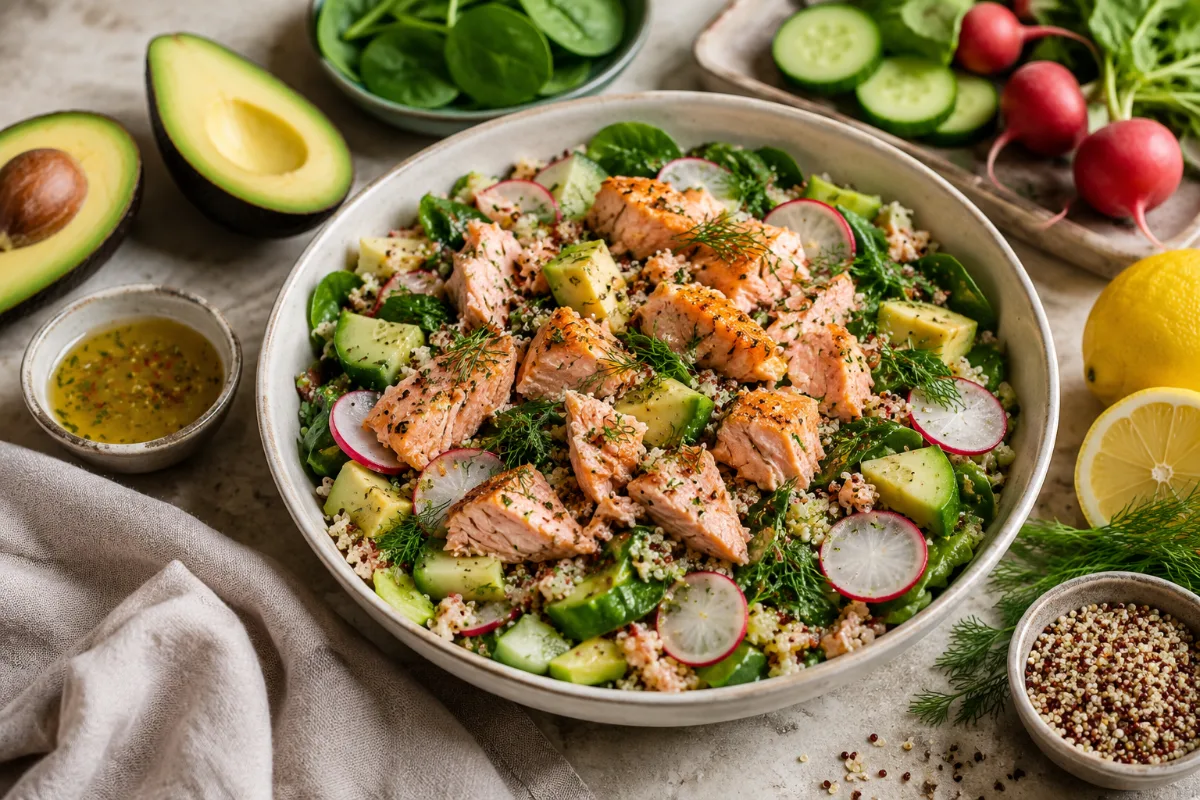 Salmon Quinoa Salad