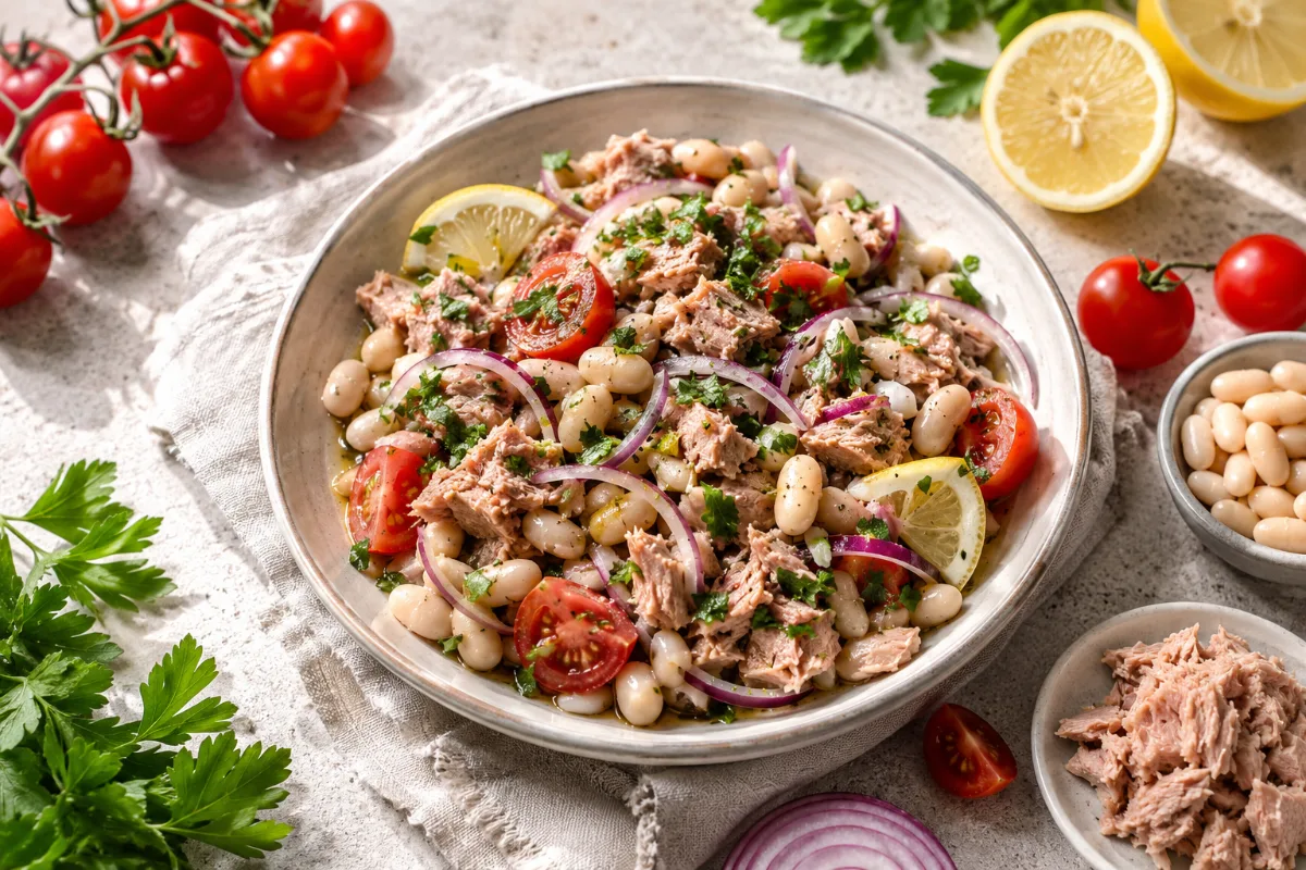 Tuna White Bean Salad